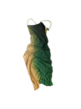 Load image into Gallery viewer, Gradient Green Mesh Dress
