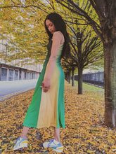 Load image into Gallery viewer, Gradient Green Mesh Dress
